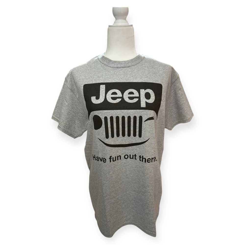 Jeep Grill Have Fun Smile Face T Shirt